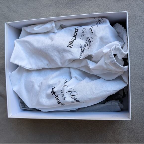 Robert Clergerie x Self-Portrait Black Patent Leather Block Heels Pumps, size 8 - Picture 5 of 6